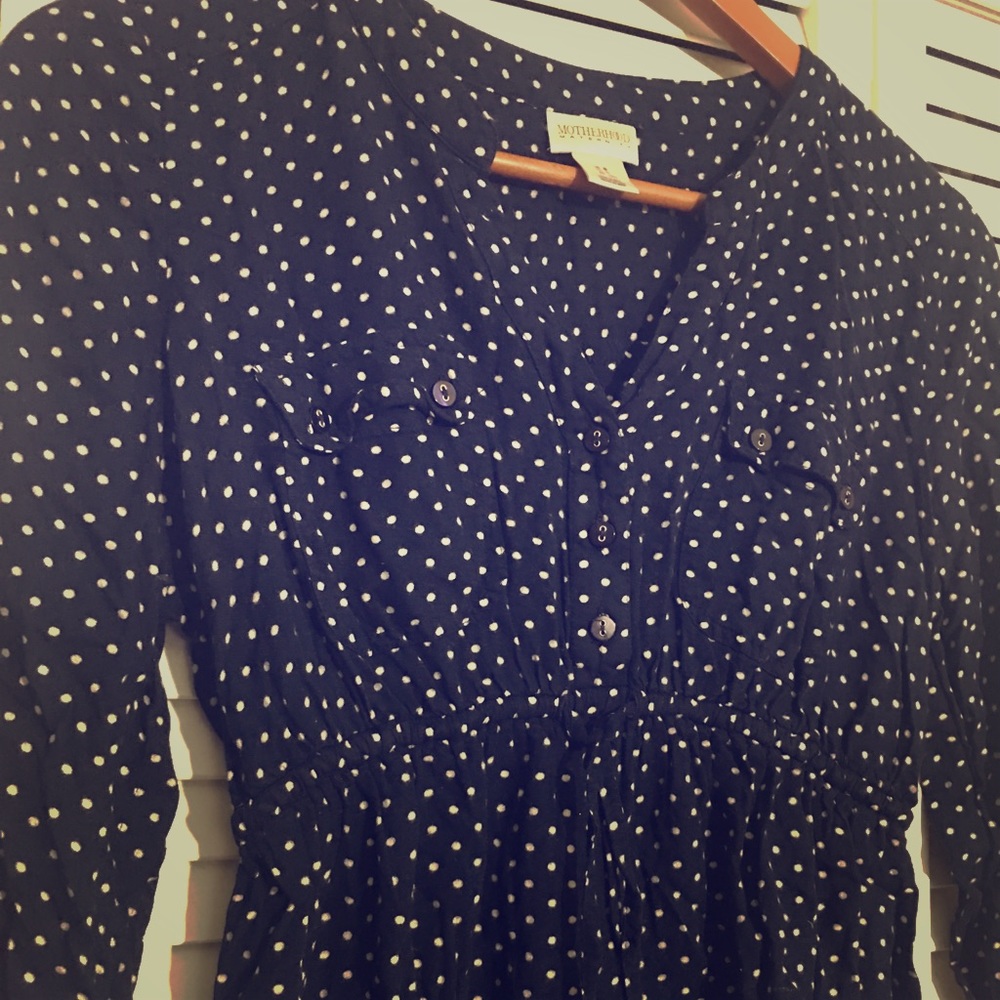 Motherhood Maternity tie-waist shirt
